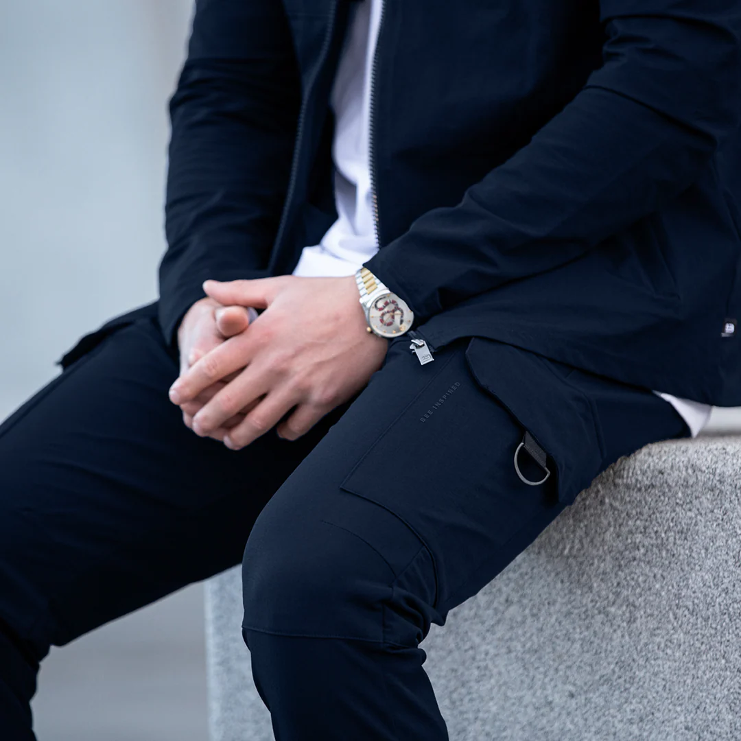 Guardiola Cargo Pants - Dark Navy - Image 7