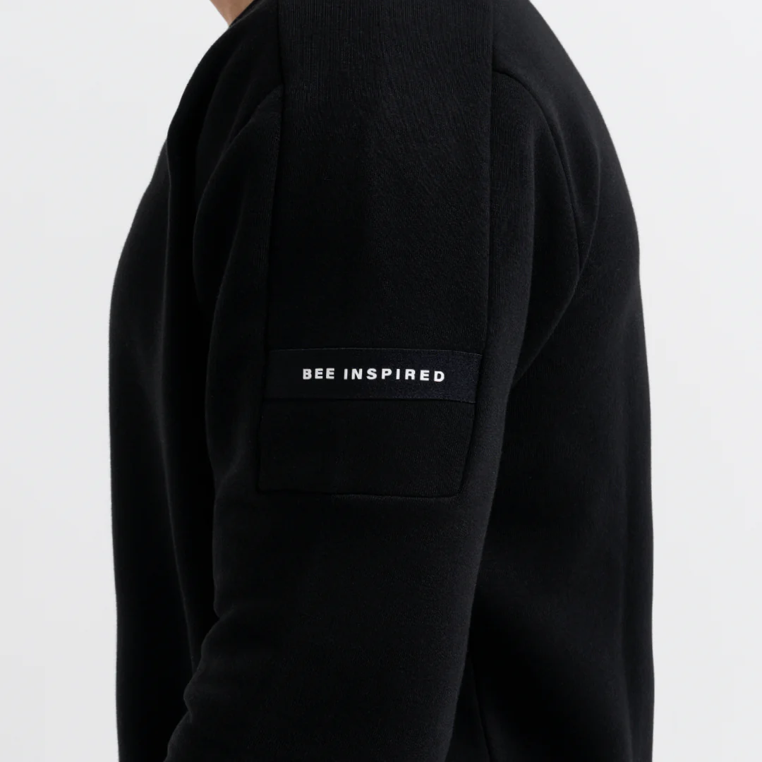 Hartley Crew Sweater - Black - Image 3