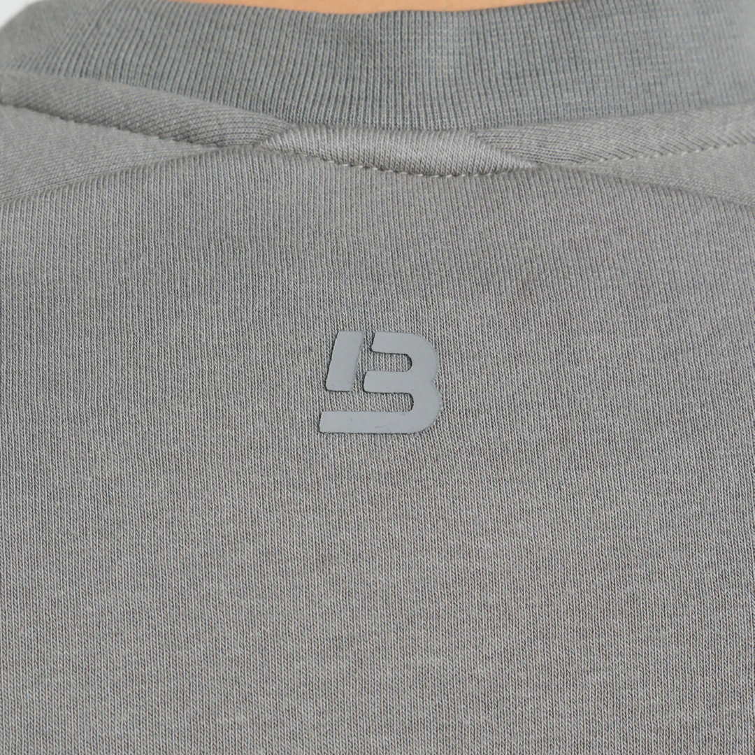 Hartley Crew Sweater - Grey - Image 5