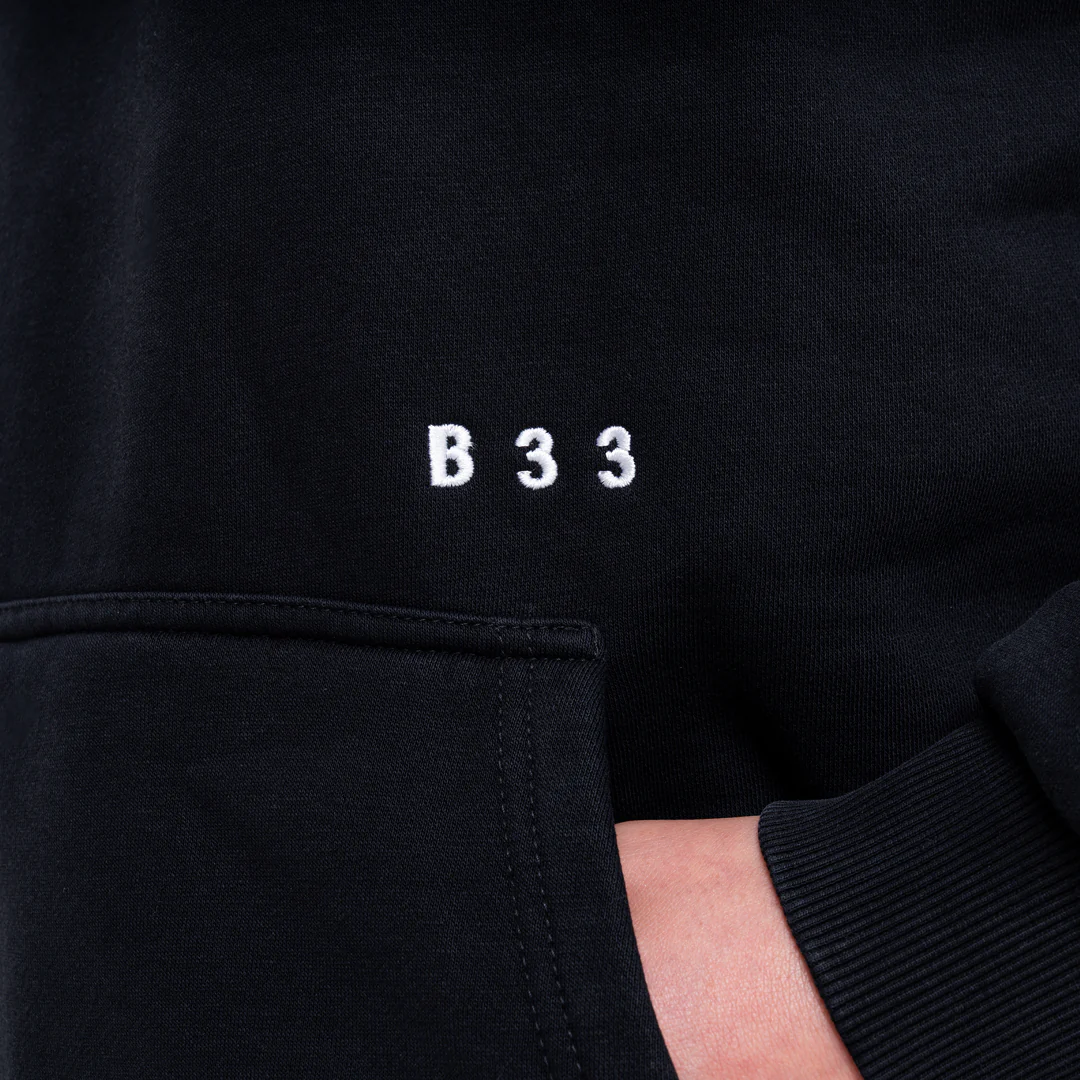 Initial Hoodie - Black - Image 3