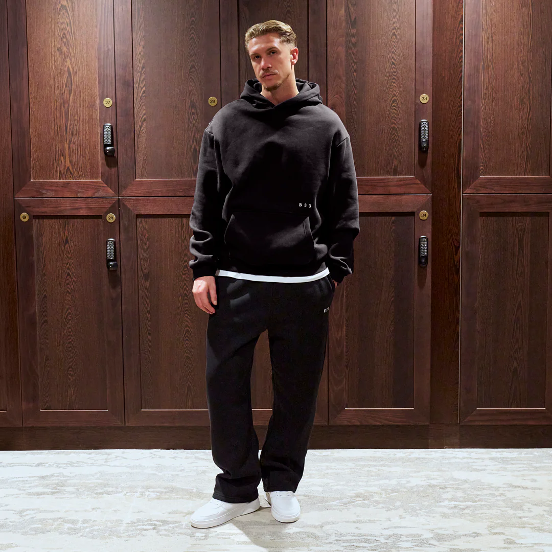 Initial Hoodie - Black - Image 4