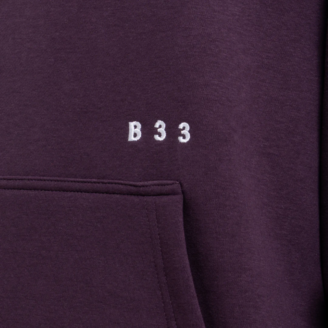 Initial Hoodie - Plum - Image 3