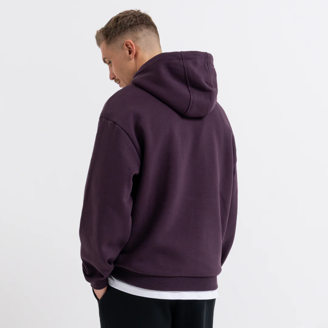 Initial Hoodie - Plum - Image 4