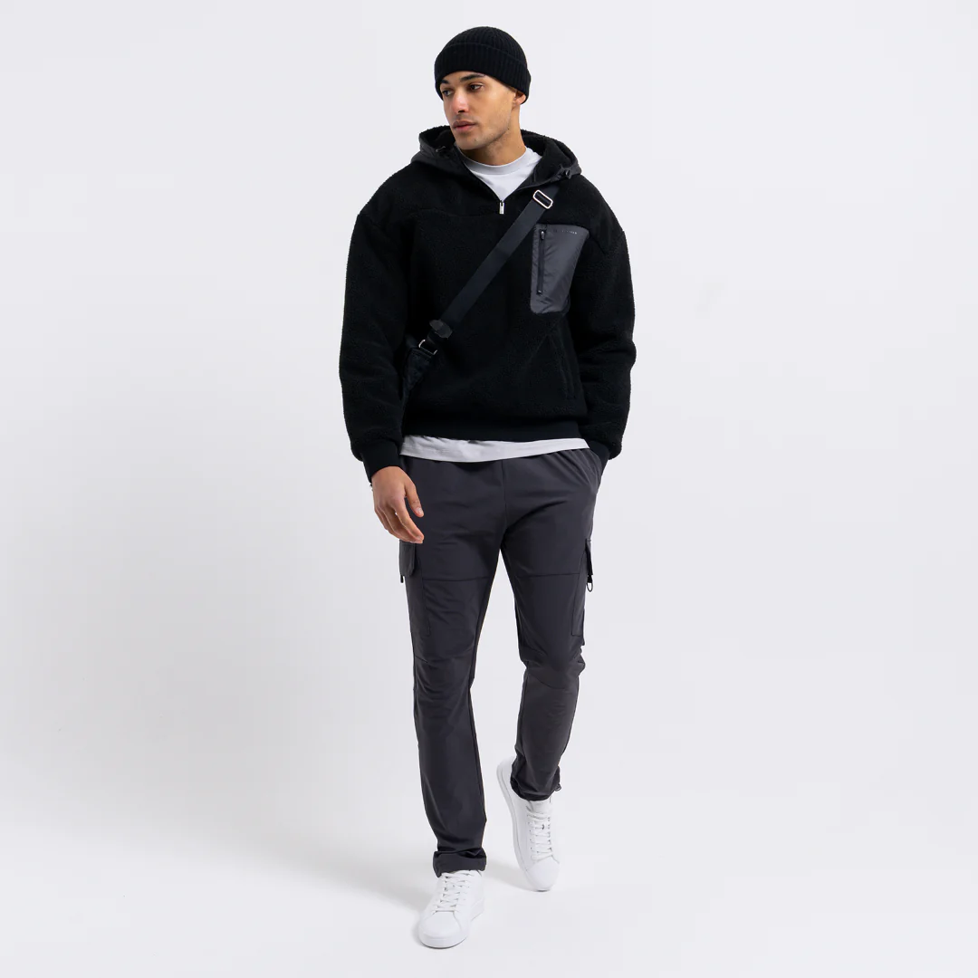 Marchetti 1/4 Zip - Black - Image 3