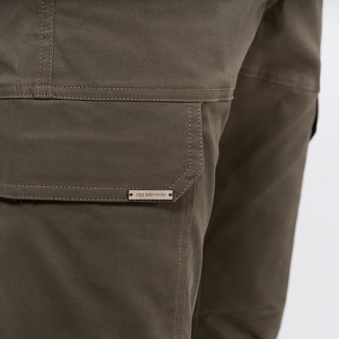 Rivero Cargo Pants - Khaki - Image 3