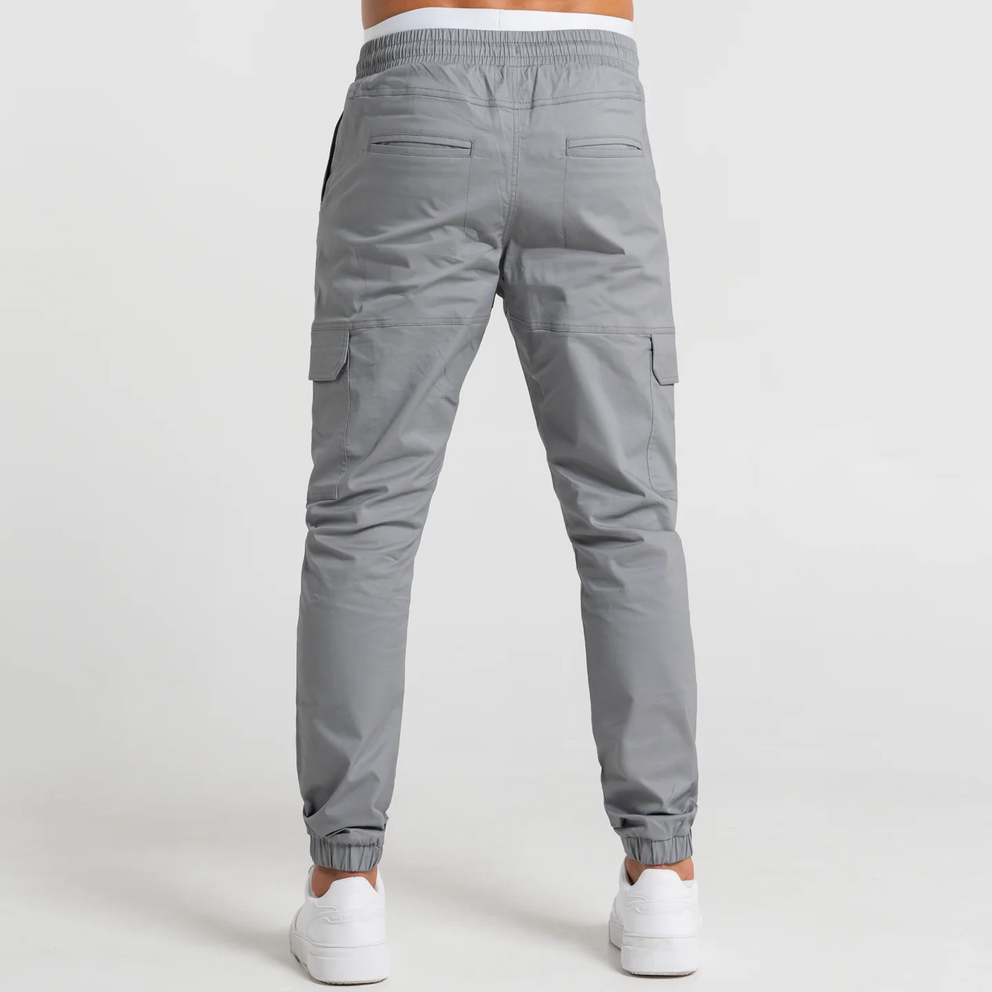 Rivero Cargo Pants - Light Grey - Image 3
